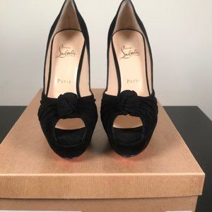 Christian Louboutin Greissimo Suede Pump Black